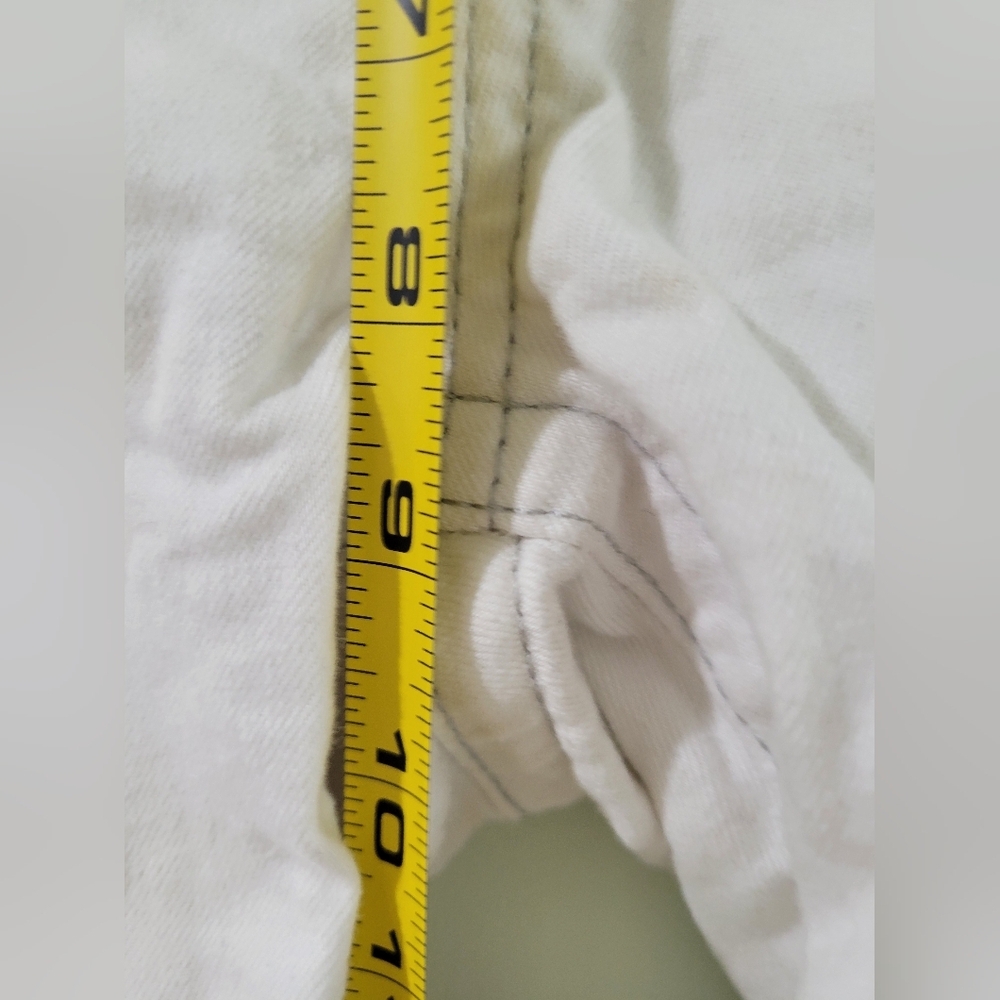 TRUE RELIGION Stretch Denim Shorts Contrast Stitching. 28 Excellent - Picture 13 of 14